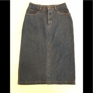Vintage Denim Skirt Liz Claiborne / Liz Wear